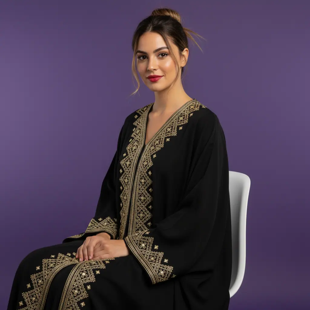 صورة مولدة — الموديل يحمل المنتج